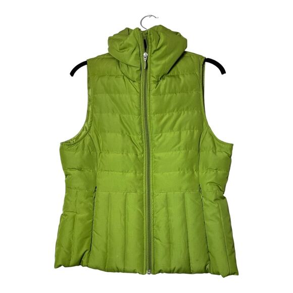 Kenneth Cole Reaction Down Puffer Vest Apple Green  Size Small Womens - Picture 1 of 5
